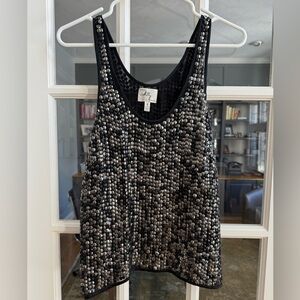 Milly Black Sequin Women's Top